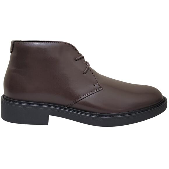 Alfani Men Zane Lace Up Chukka Ankle Boots Size US 12M Brown Faux Leather main image 4